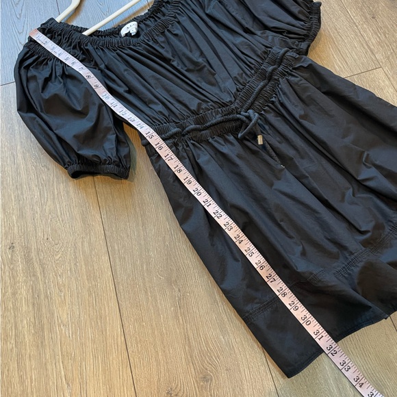 A.L.C. Black Maya Cotton Mini Dress - Picture 8 of 16